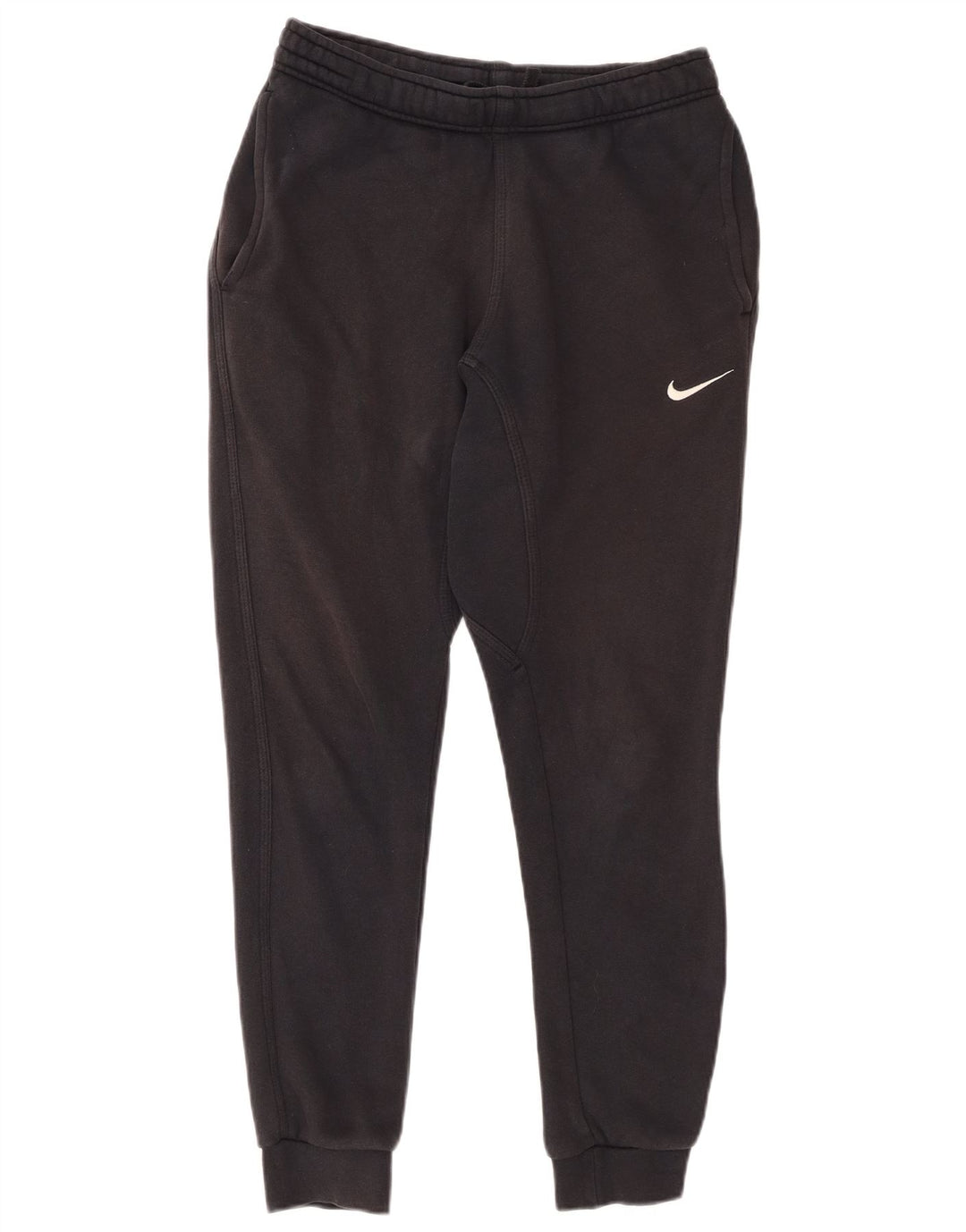 NIKE Hombre Pantalones de Chándal Joggers Small Negro Algodón