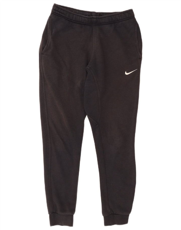 NIKE Hombre Pantalones de Chándal Joggers Small Negro Algodón