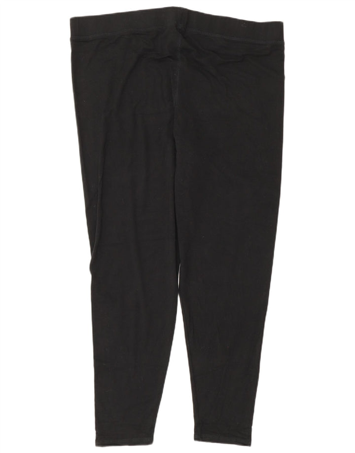 Marks & Spencer Leggings para mujer UK 22 3XL Viscosa negra