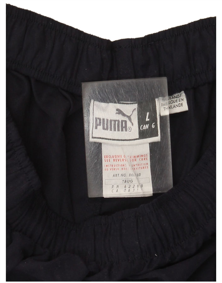 Pantalón De Chándal Puma Hombre Grande Azul Marino Poliéster