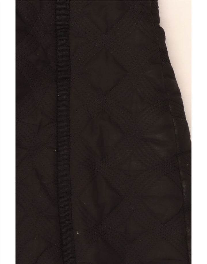 Desigual Abrigo acolchado acolchado con capucha para mujer EU 44 XL Poliéster negro