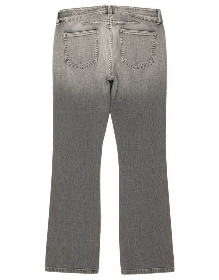 FISHBONE Womens Bootcut Jeans  W28 L34 Grey Cotton