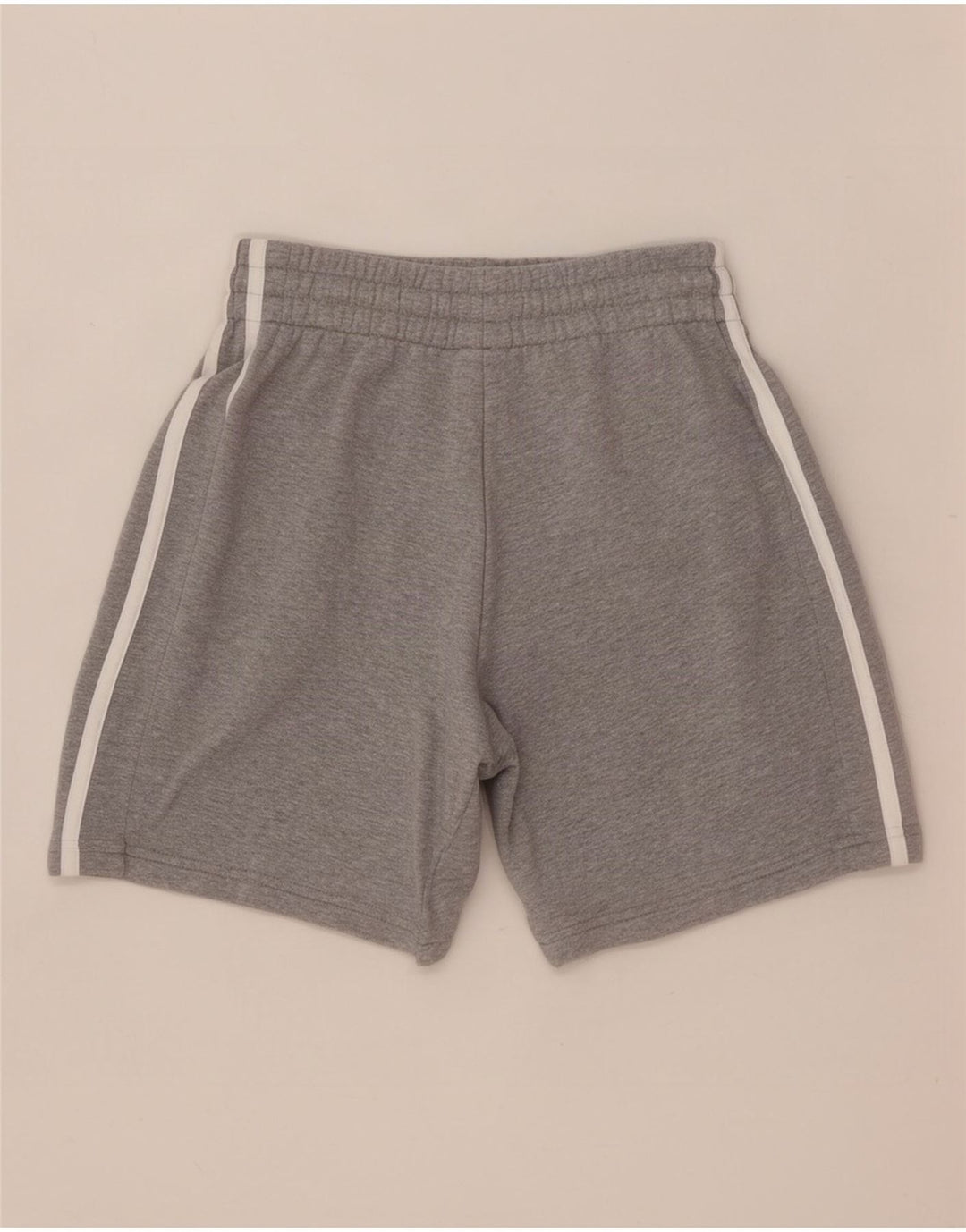 Adidas - Pantalones cortos deportivos para hombre (algodón moteado gris pequeño)