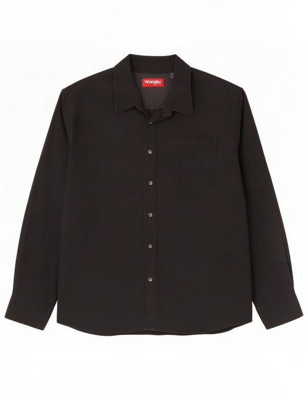 Camisa Wrangler para hombre 2XL Algodón negro