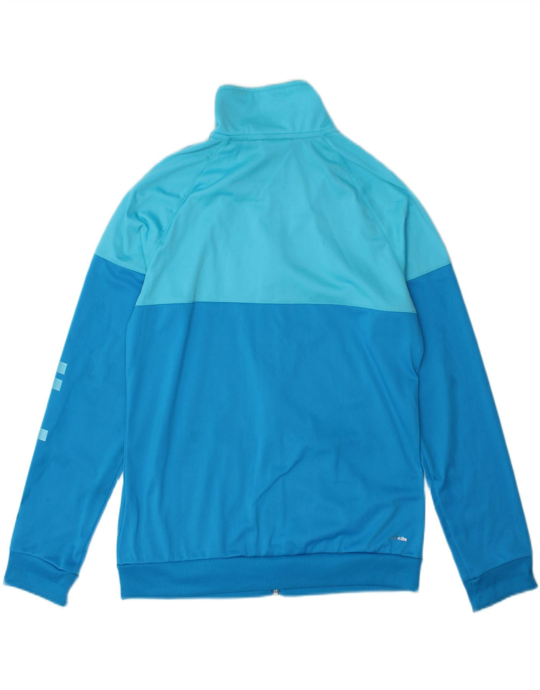Adidas Mujer Climalite Chándal Top Chaqueta Reino Unido 12/14 Azul Medio