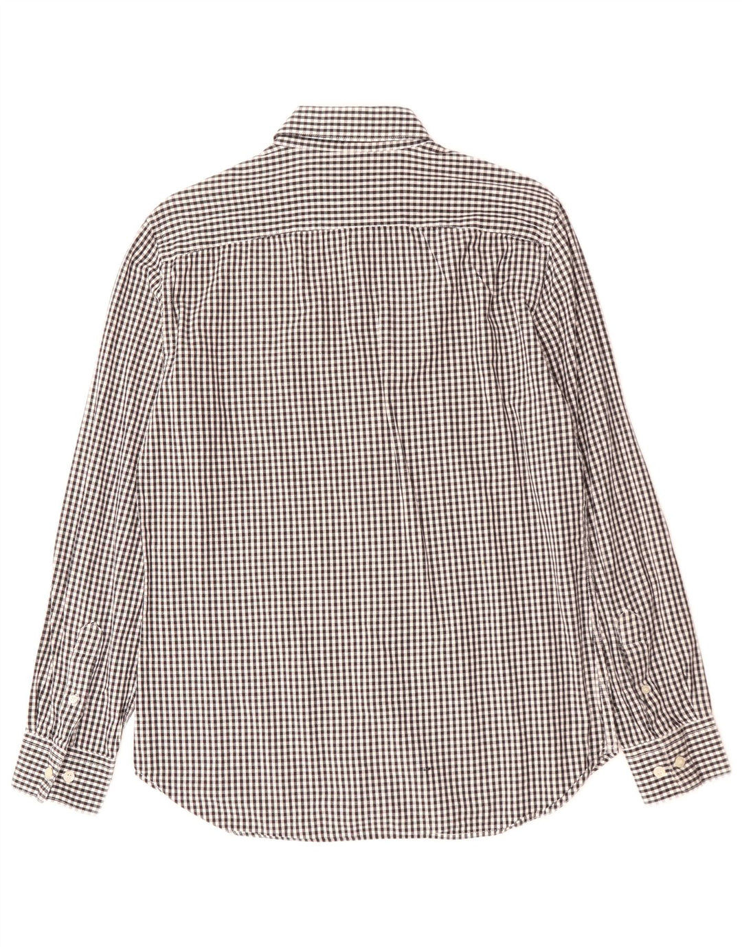 FRENCH CONNECTION Camisa para hombre Algodón a cuadros negro mediano