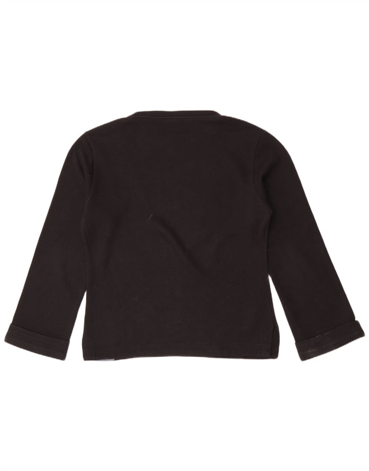 Belfe Top Mujer Manga Larga UK 40 Mediano Poliéster Negro