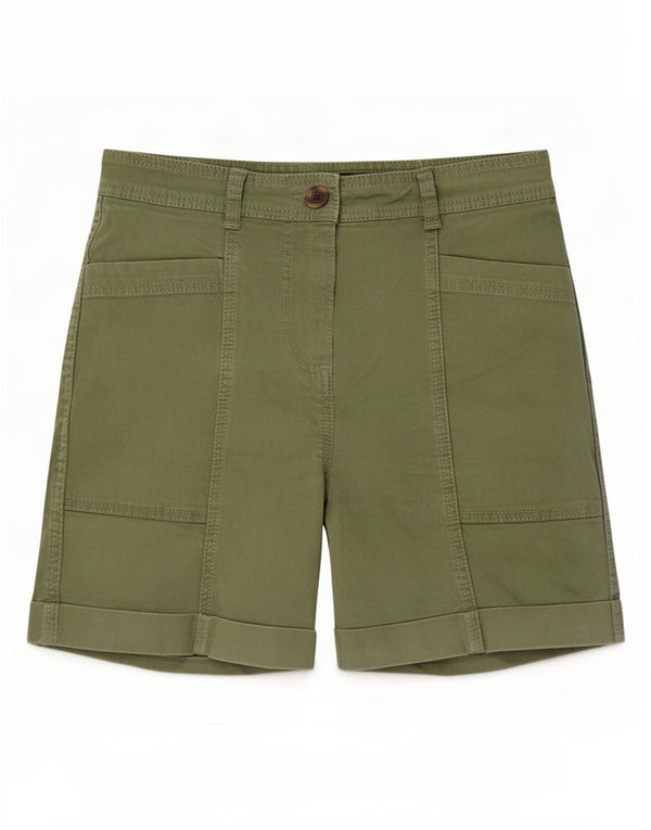 Bermudas Boden para mujer UK 8 Small W30 Algodón verde