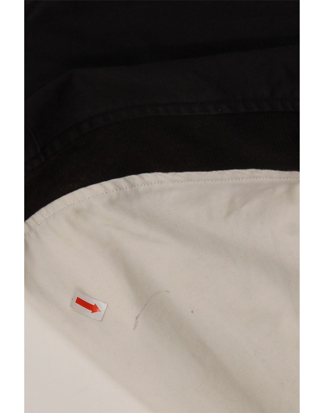 Adidas Chaqueta universitaria gráfica para hombre UK 38 Medium Black Colourblock Cotton