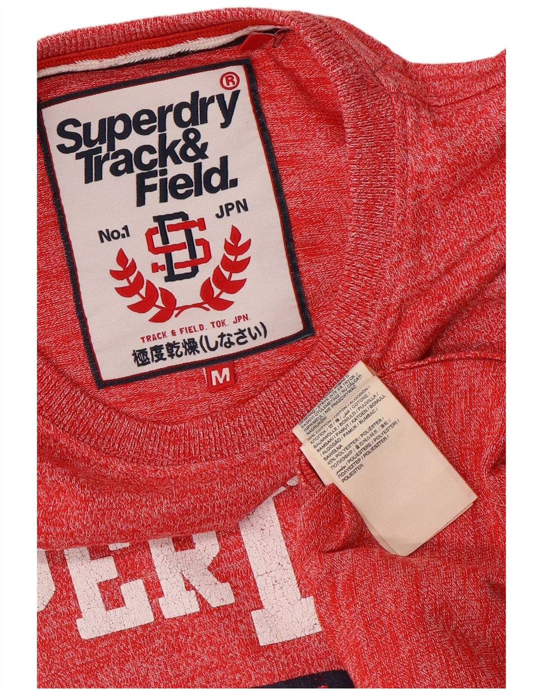 Superdry Camiseta Gráfica De Algodón Rojo Medio Para Hombre