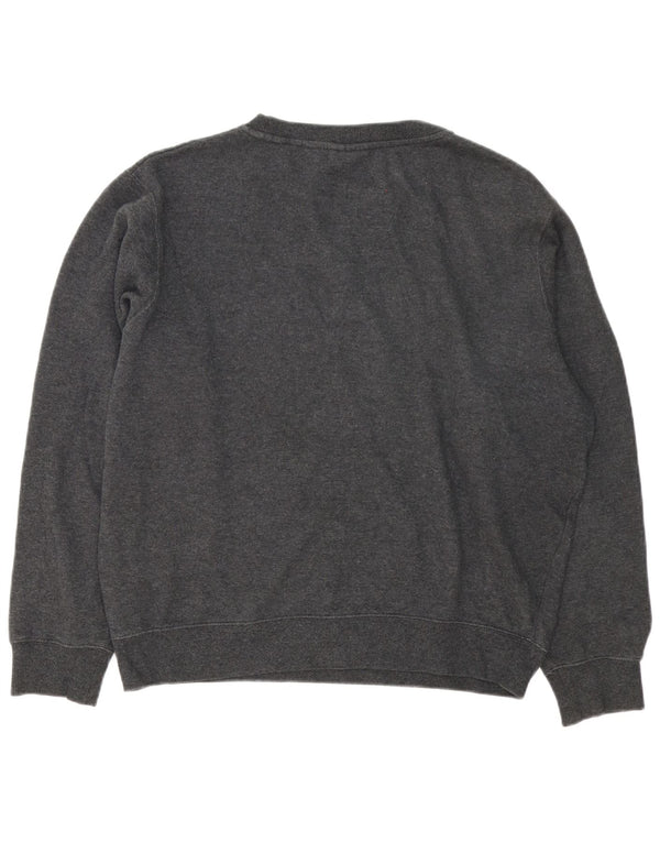Fila Hombre Graphic Sudadera Jumper Grande Gris Algodón
