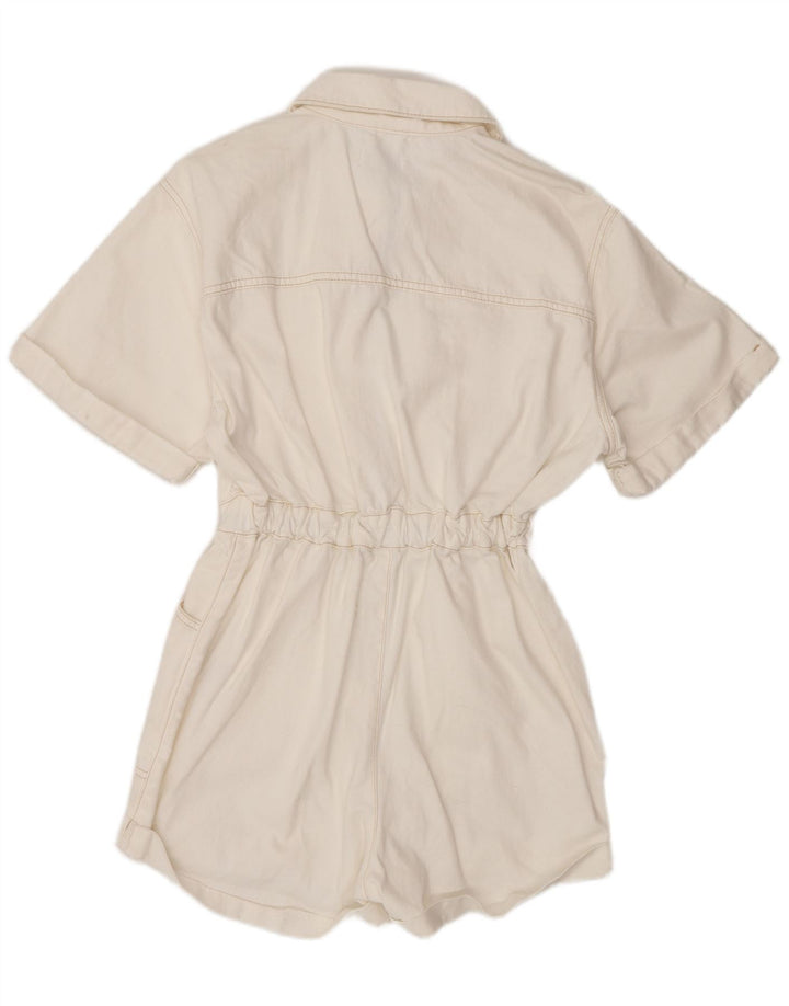 Topshop Mono vaquero para mujer UK 8 Small Algodón blanco
