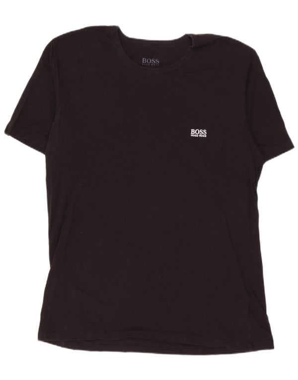 Camiseta HUGO BOSS Hombre Top Medium Negro Algodón