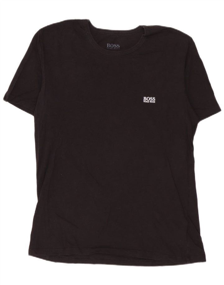 Camiseta HUGO BOSS Hombre Top Medium Negro Algodón