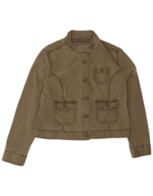 CONVERSE Chaqueta utilitaria para mujer UK 18 XL Algodón caqui