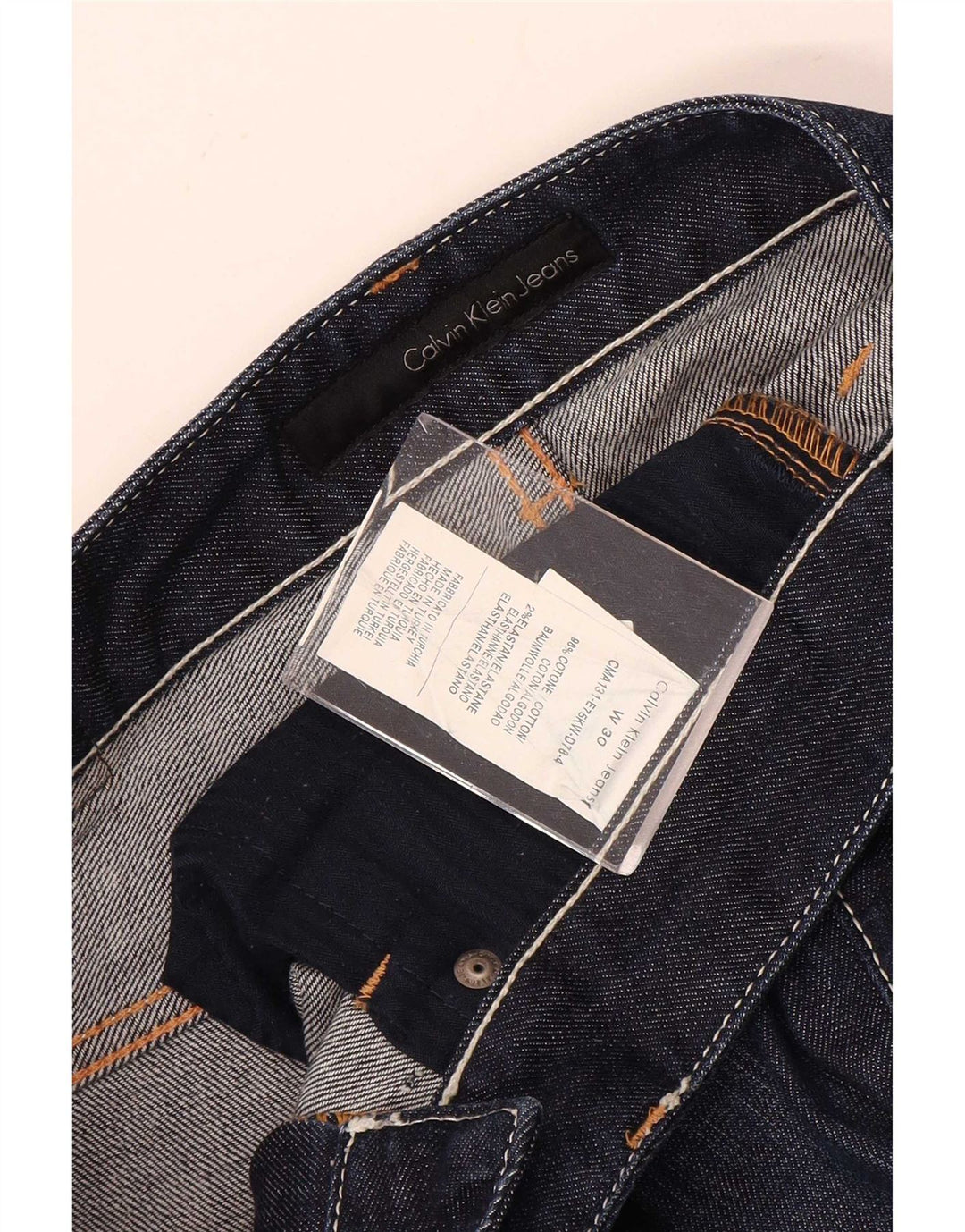 Calvin Klein Jeans Bootcut para Mujer W30 L32 Algodón Azul Marino