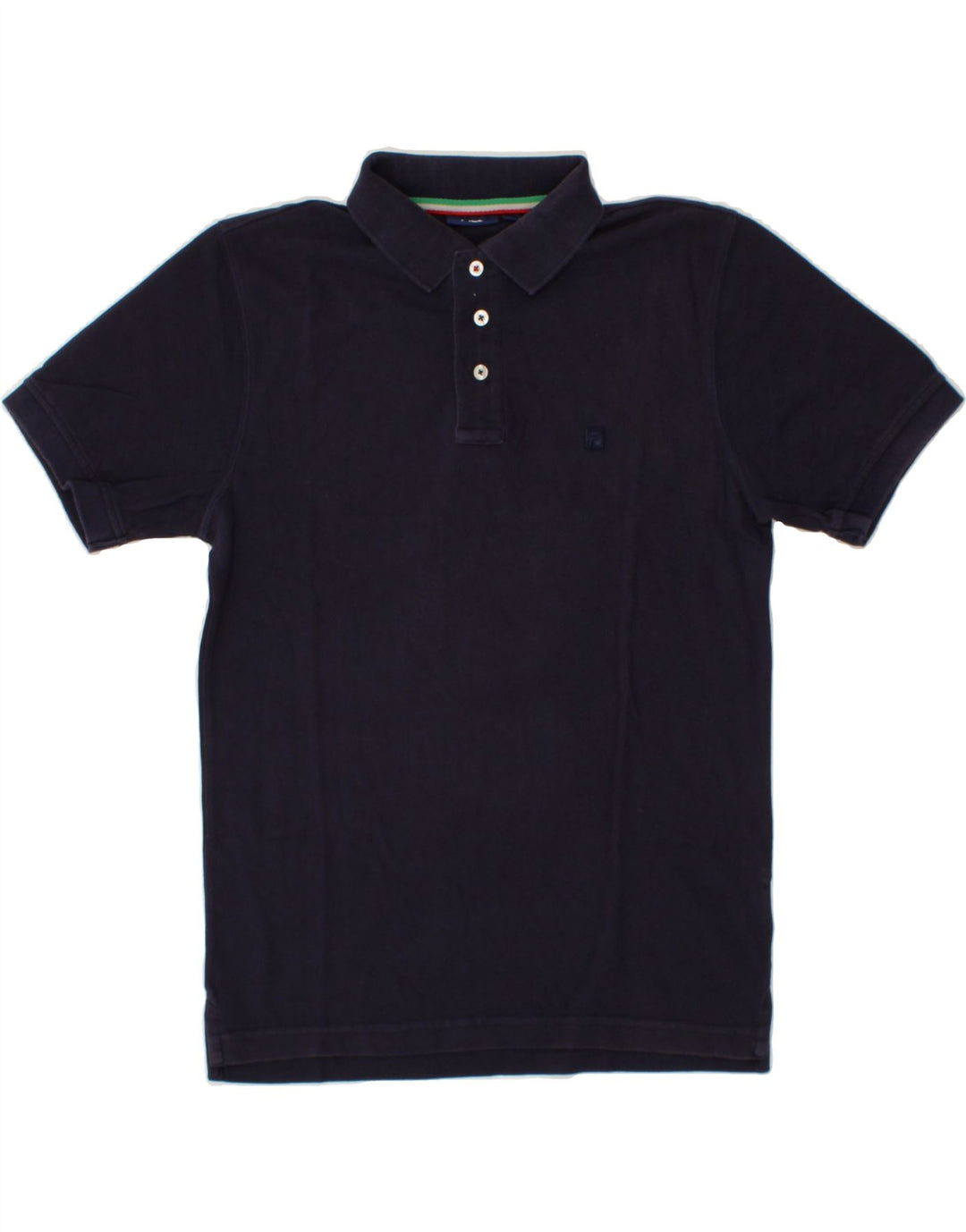 FILA Mens Polo Shirt Small Navy Blue Cotton Vintage Fila and Second-Hand Fila from Messina Hembry 