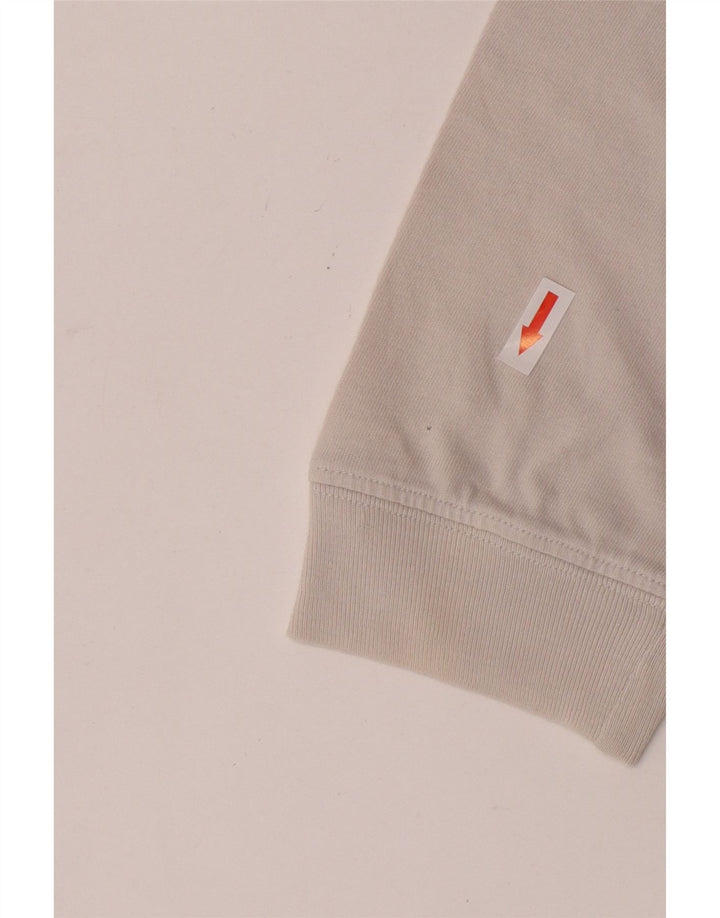 Champion Camiseta De Manga Larga Para Hombre De Algodón Blanco Roto Grande