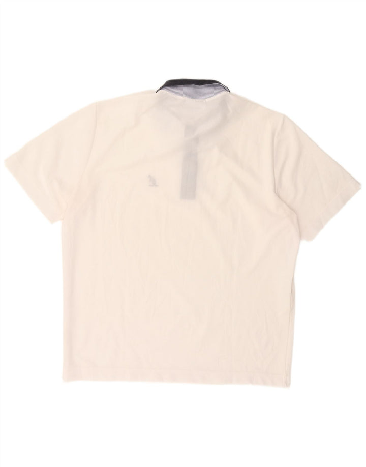 AUSTRALIAN L'ALPINA Polo Hombre IT 50 Medio Blanco Poliéster