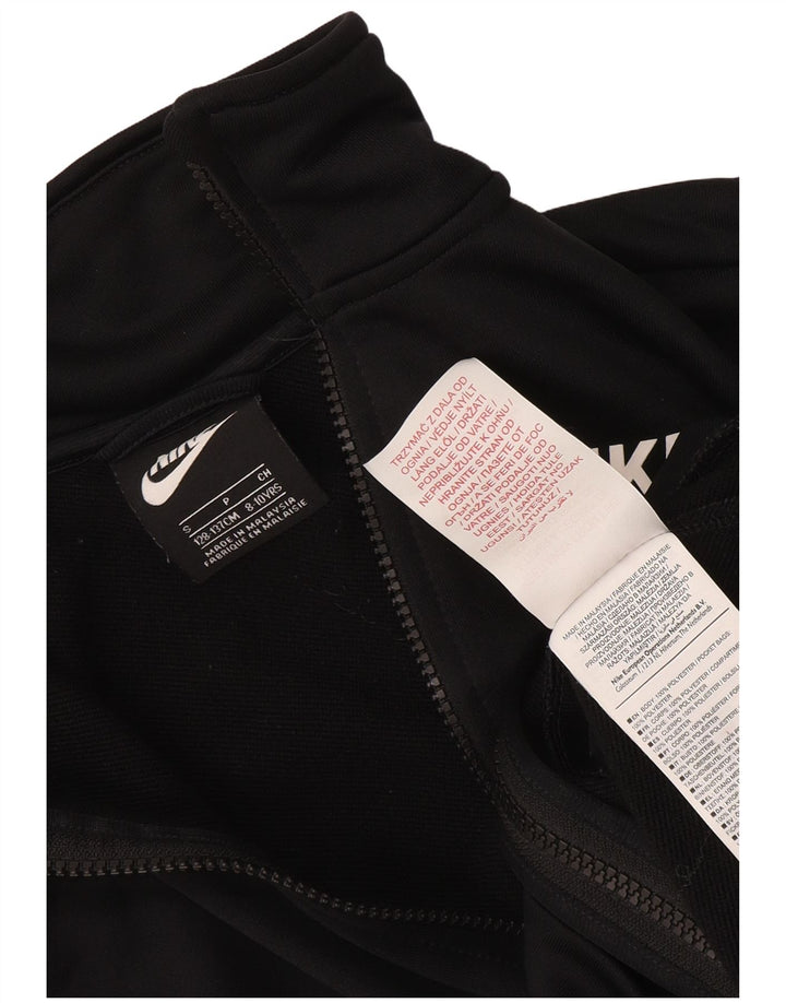 Nike - Chaqueta de chándal para niño, 8-9 años, pequeña, color negro, poliéster