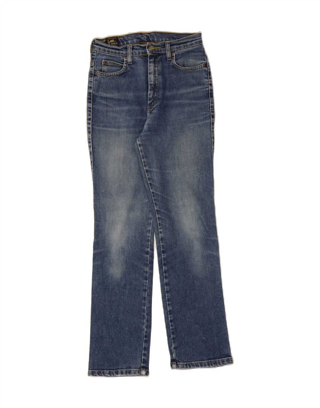 LEE Womens Straight Jeans  W28 L29 Blue Cotton Vintage Lee and Second-Hand Lee from Messina Hembry 