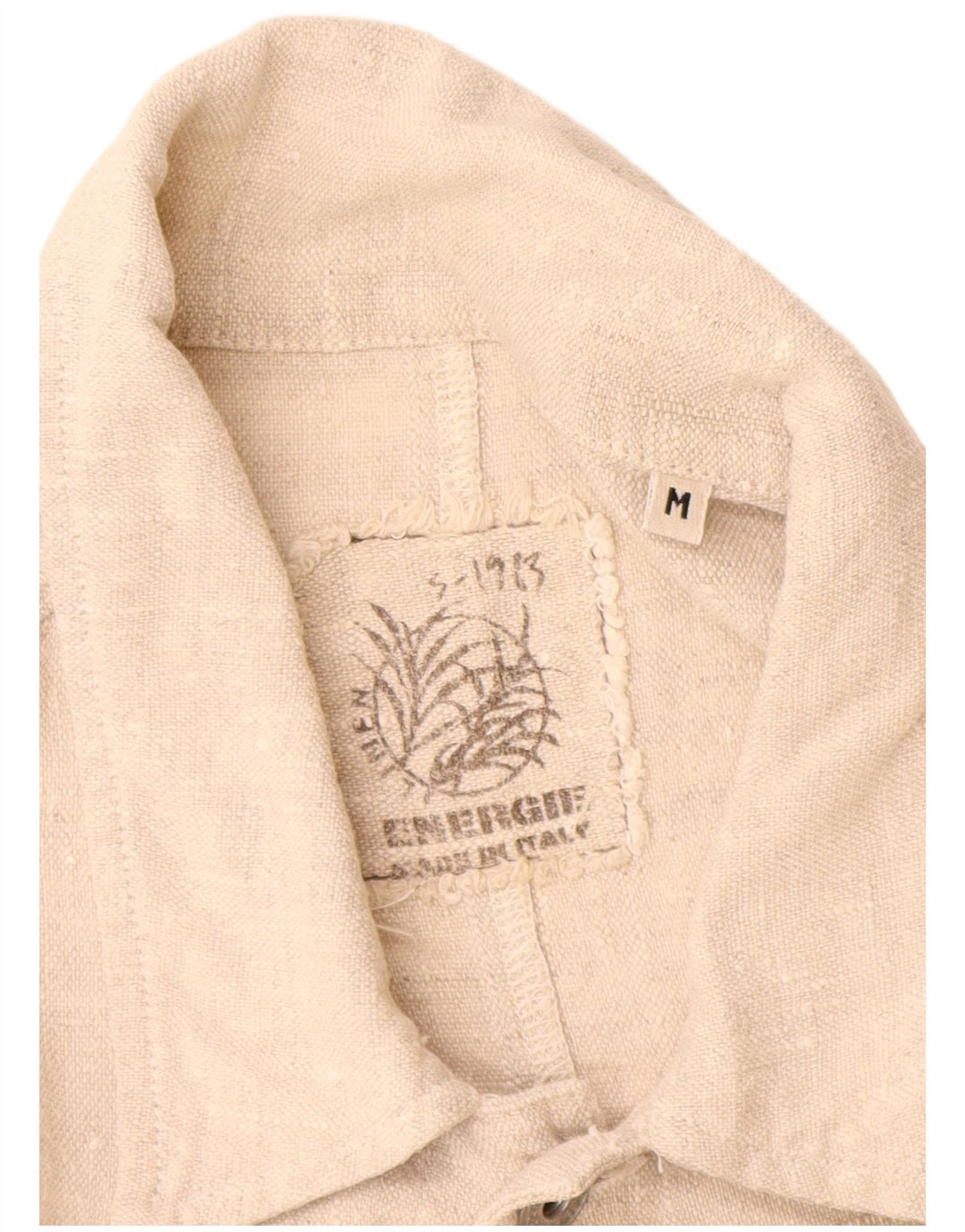Energie Chaqueta utilitaria para hombre UK 38 Medium Beige Linen