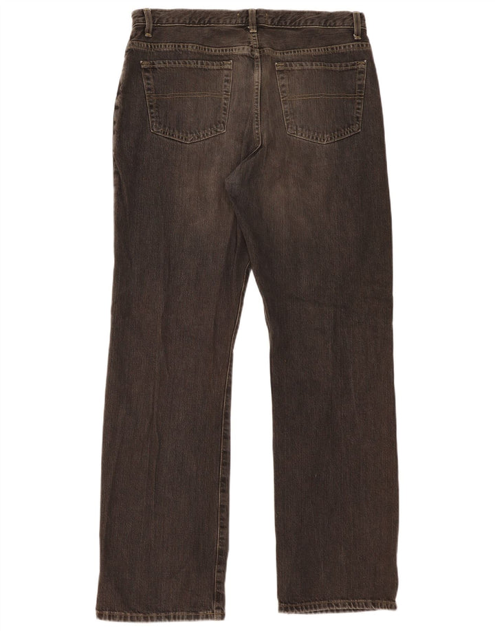 Marks & Spencer Vaqueros rectos para hombre W36 L33 Algodón negro