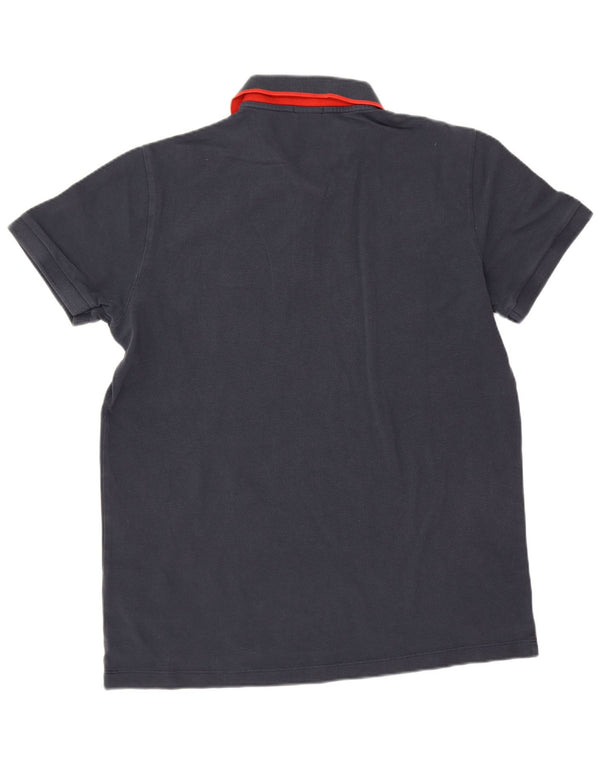 Hugo Boss Hombre Polo Regular Fit Algodón Azul Marino Medio
