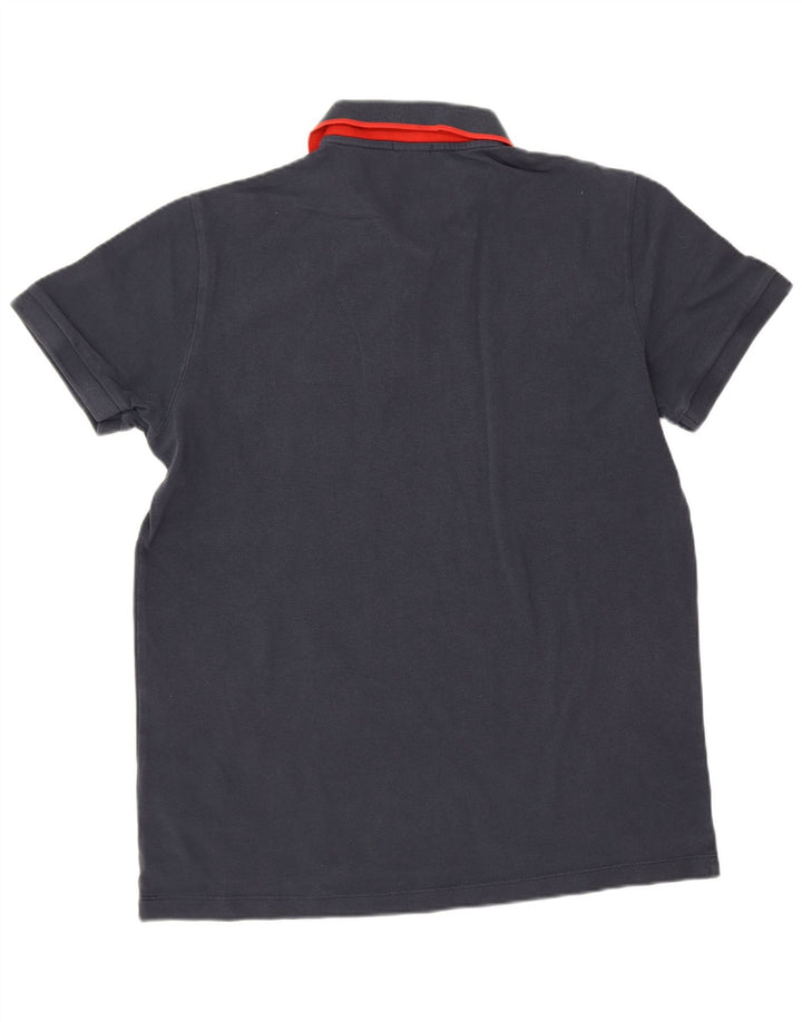 Hugo Boss Hombre Polo Regular Fit Algodón Azul Marino Medio