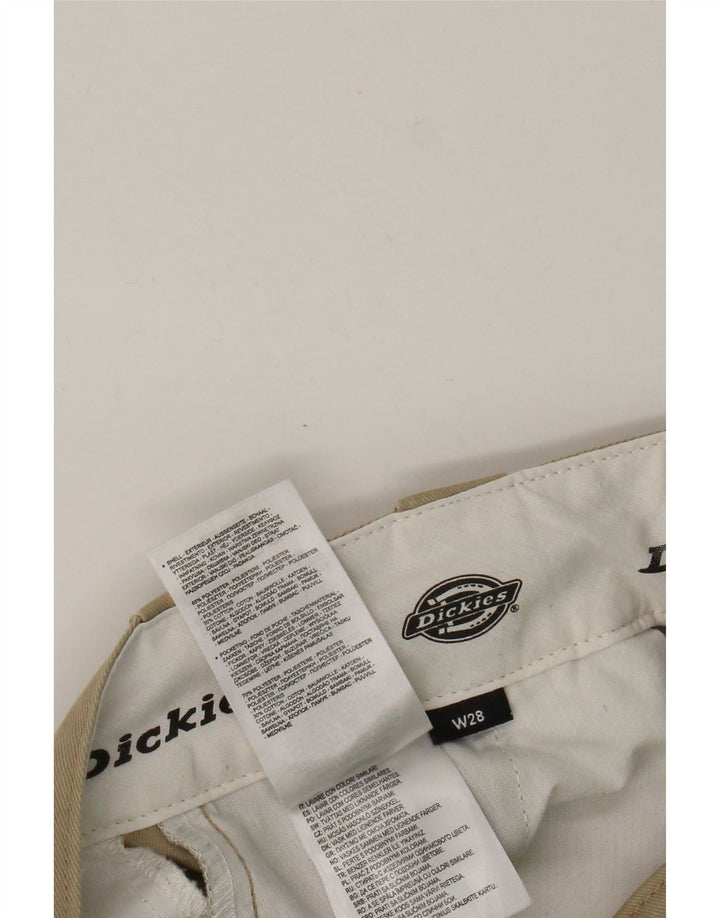 Dickies Pantalón chino recto para hombre W28 L25 Poliéster marrón
