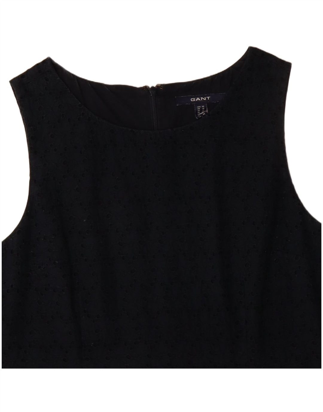 GANT Vestido recto sin mangas para mujer UK 44 Algodón azul marino mediano
