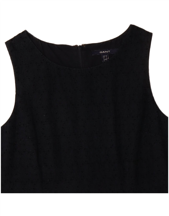 GANT Vestido recto sin mangas para mujer UK 44 Algodón azul marino mediano