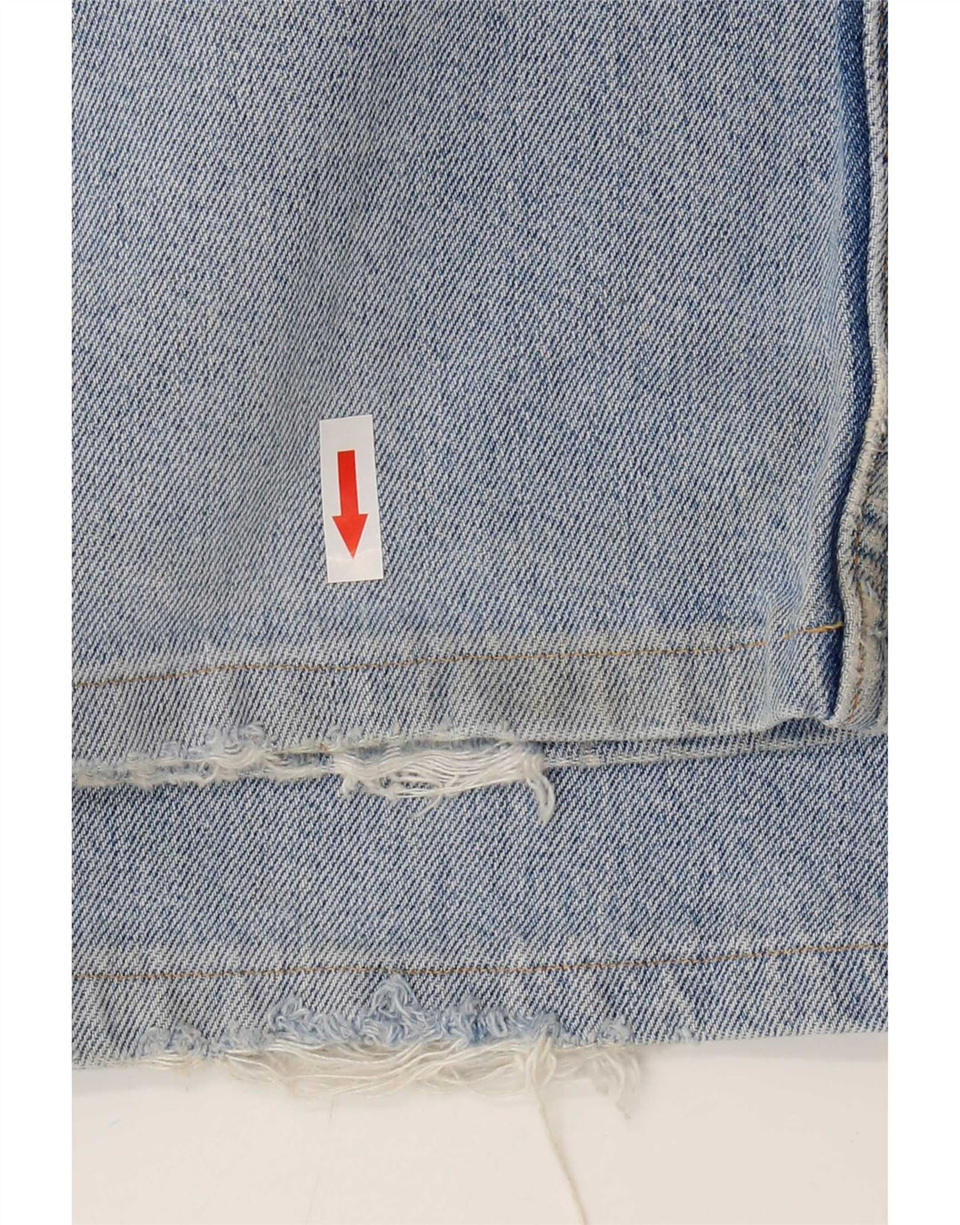 Levi's Jeans rectos desgastados 501 para hombre W36 L28 Algodón azul