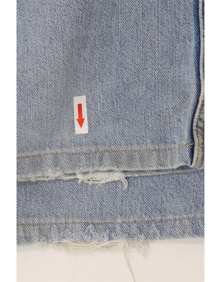Levi's Jeans rectos desgastados 501 para hombre W36 L28 Algodón azul