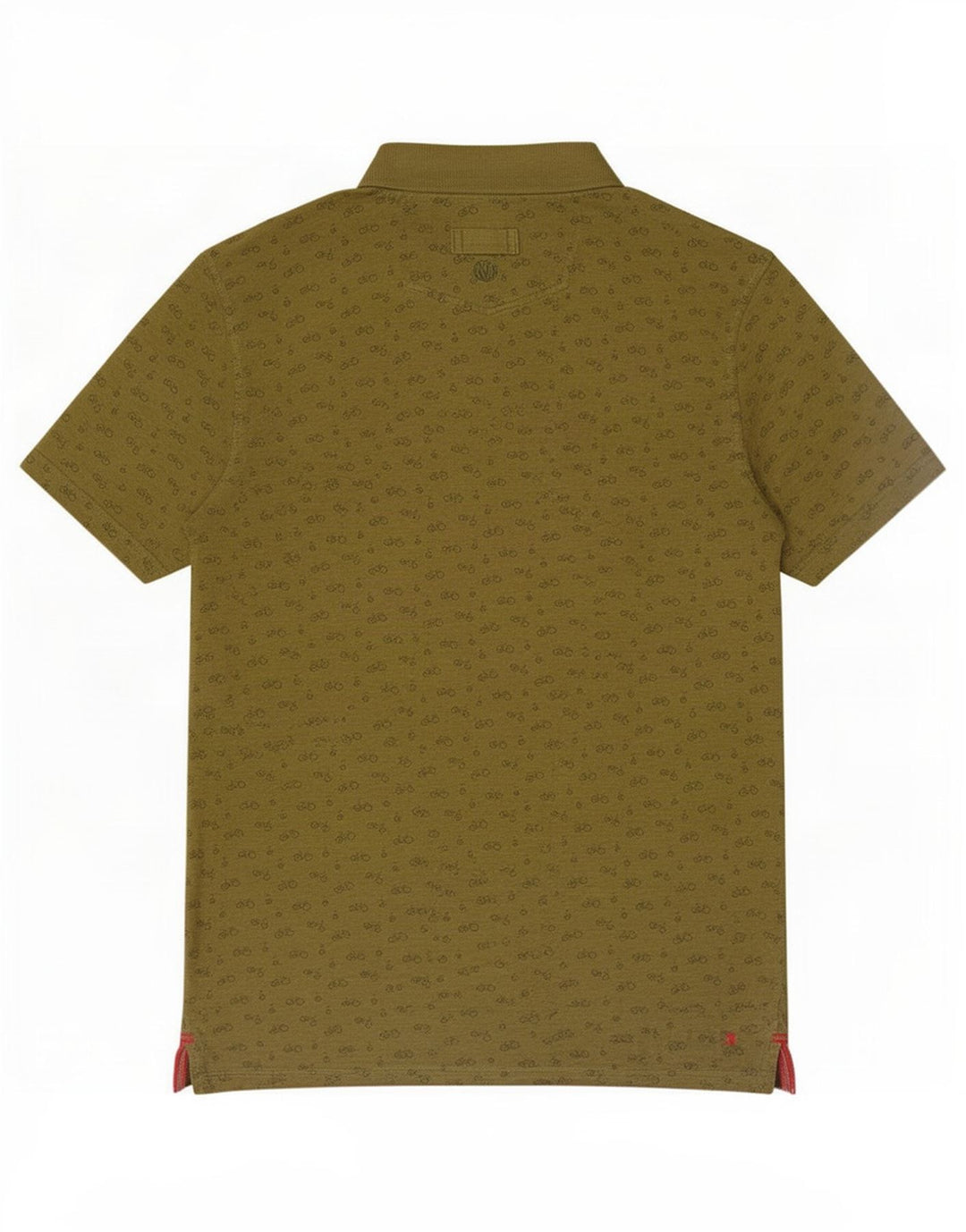 Polo con estampado abstracto de hombre de Fat Face Algodón caqui medio