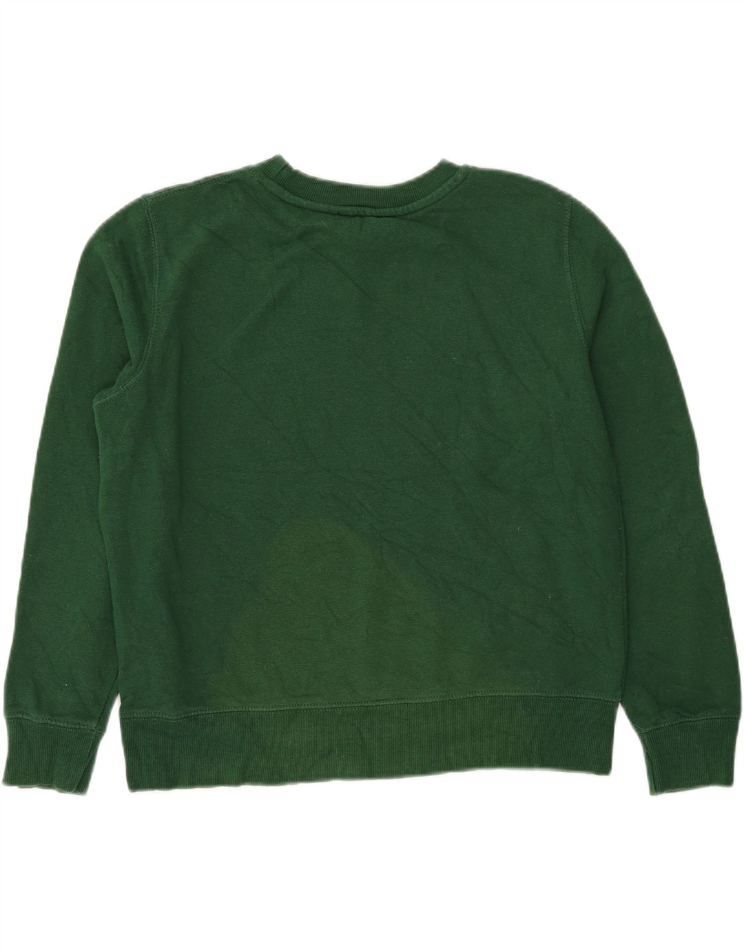 Zara Mujer Sudadera Jumper UK 46 Grande Algodón Verde