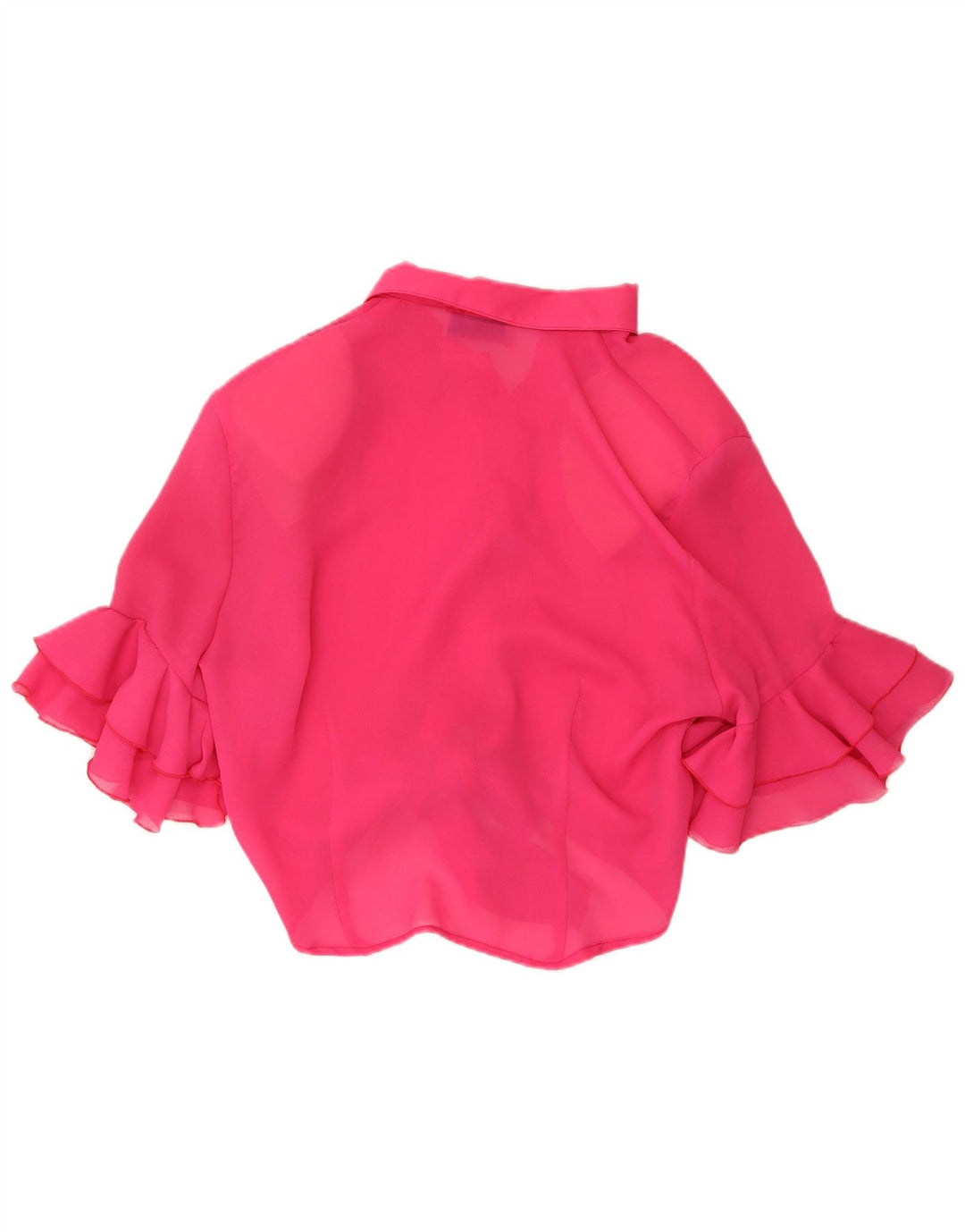 ACCORDO Blusa de manga corta para mujer UK 40 Poliéster rosa medio