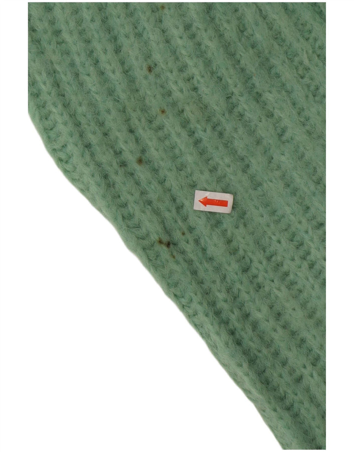 Oasis Suéter tipo cárdigan holgado para mujer UK 44 Poliéster verde medio