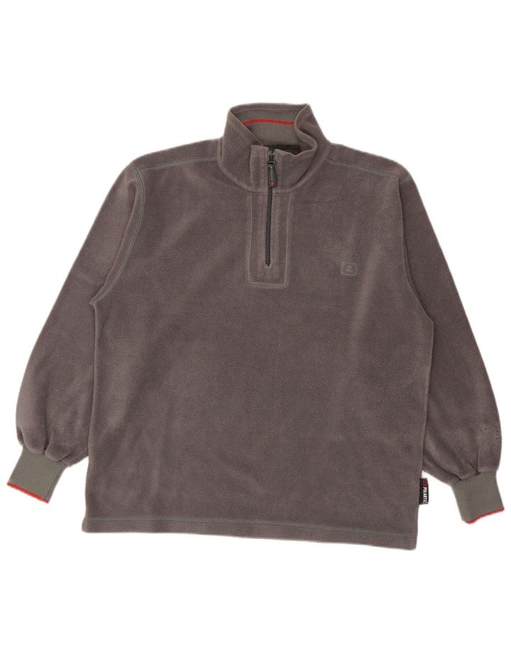 Invicta Hombre Polartec Zip Neck Fleece Jumper Grande Gris
