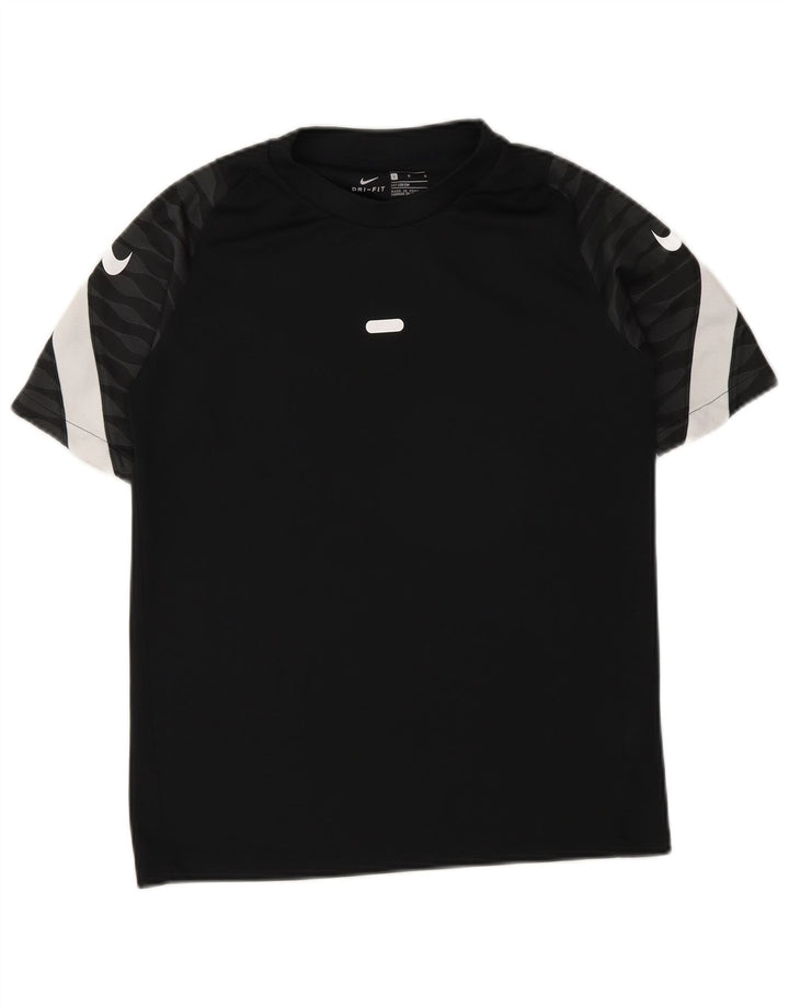 Nike Camiseta Dri Fit para niños 12-13 años Grande Negro Colorblock Poliéster