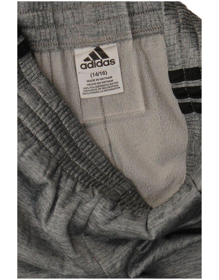 ADIDAS Pantalón Chándal Niño 14-15 Años Gris Poliéster Moteado