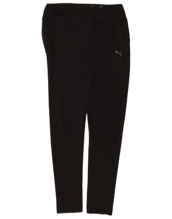 Puma Leggings para mujer Reino Unido 10 Pequeño Poliéster negro