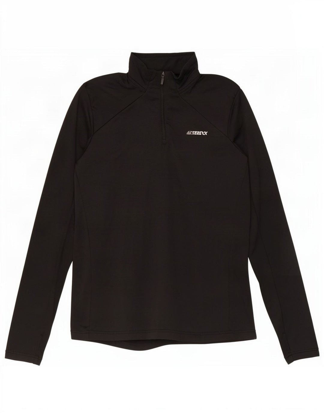 Adidas Terrex - Chándal con cremallera y cuello para mujer, talla 40, color negro