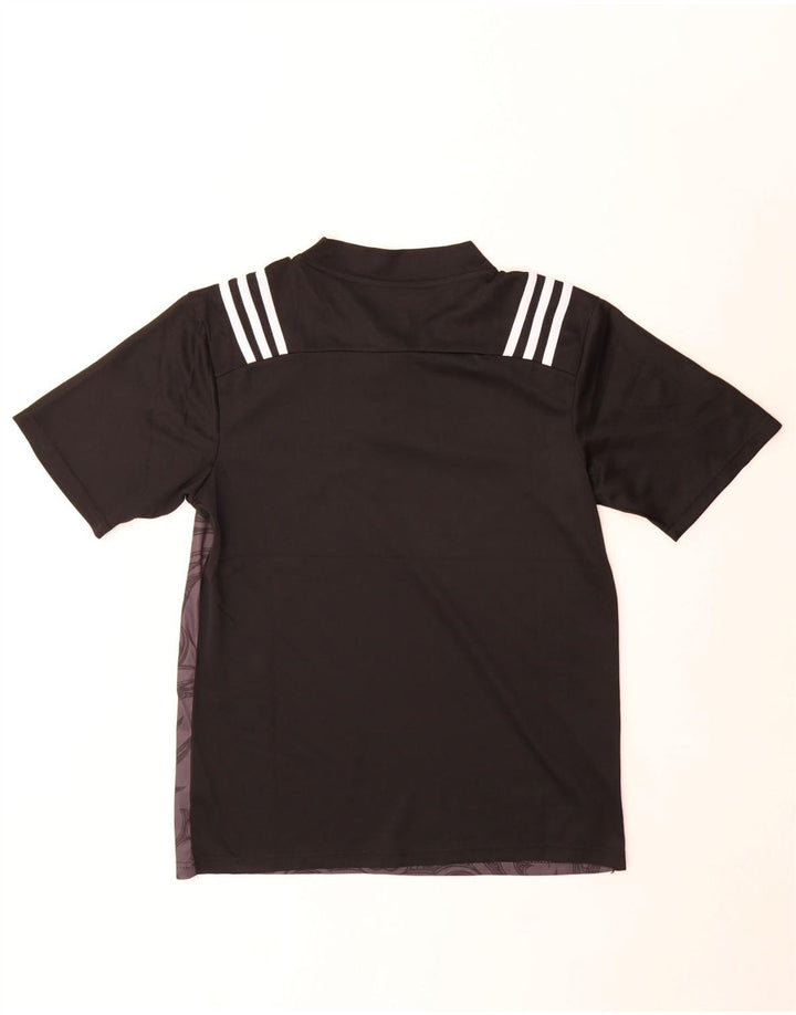 Adidas Camiseta gráfica para hombre Top Medium Black Paisley Poliéster