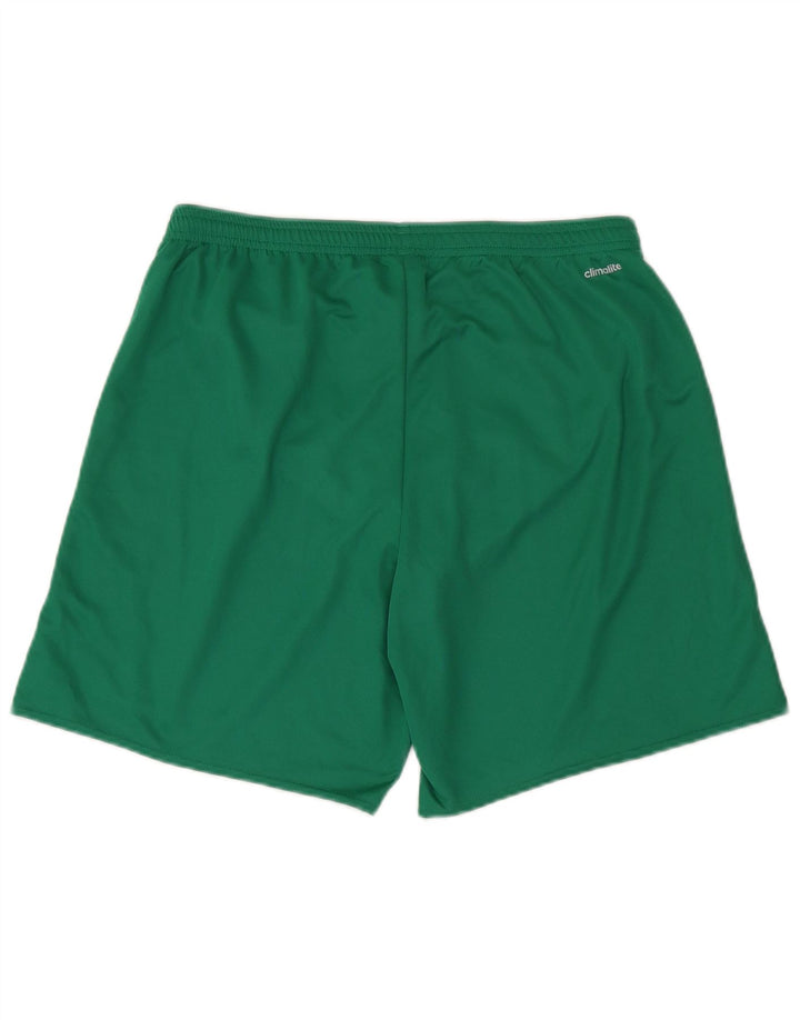 Adidas Mens Climalite Sport Shorts Grande Verde Poliéster