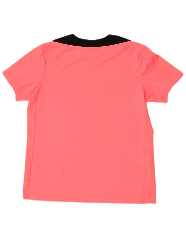 Camiseta Nike Dri Fit para hombre, talla grande, color rosa, poliéster