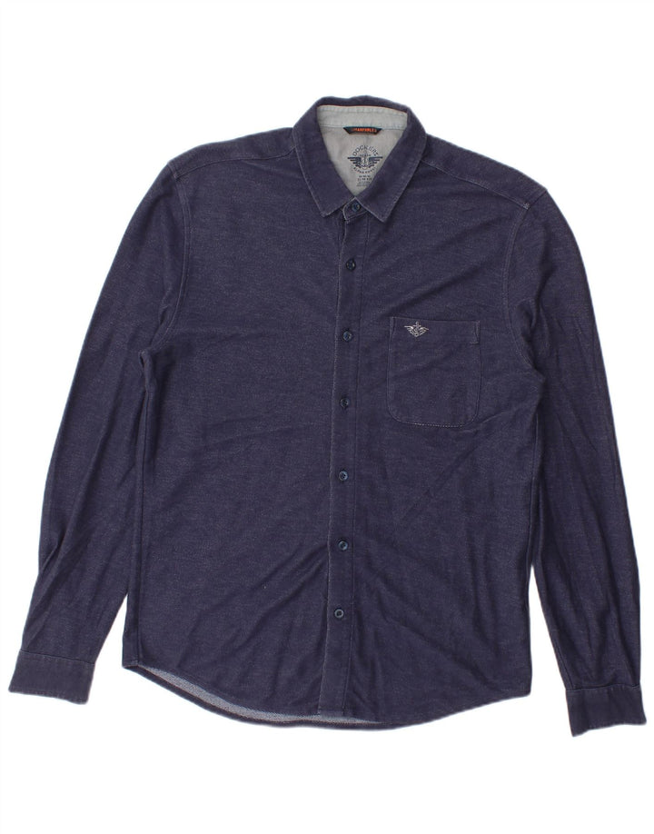Camisa Dockers Hombre Flex Slim Fit Azul Marino Mediano