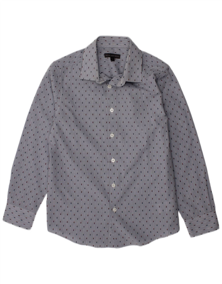John Rocha Camisa Niño 8-9 Años Algodón Lunares Azul
