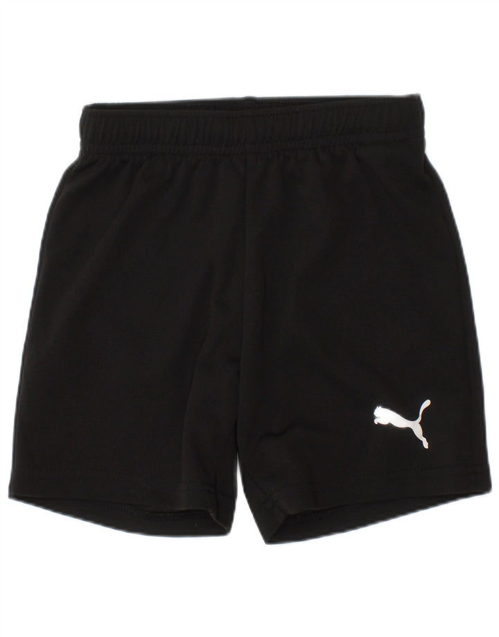 PUMA Pantalones cortos deportivos para niño 5-6 años Negro