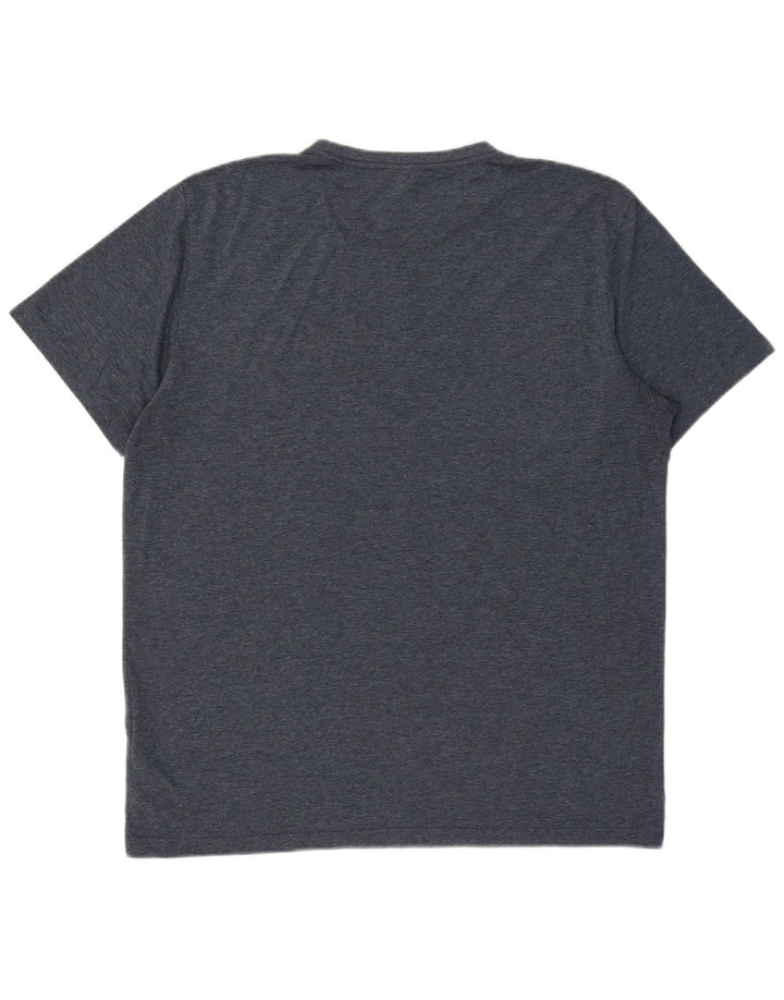 Camiseta Reiss para hombre Top 2XL Poliéster moteado azul marino